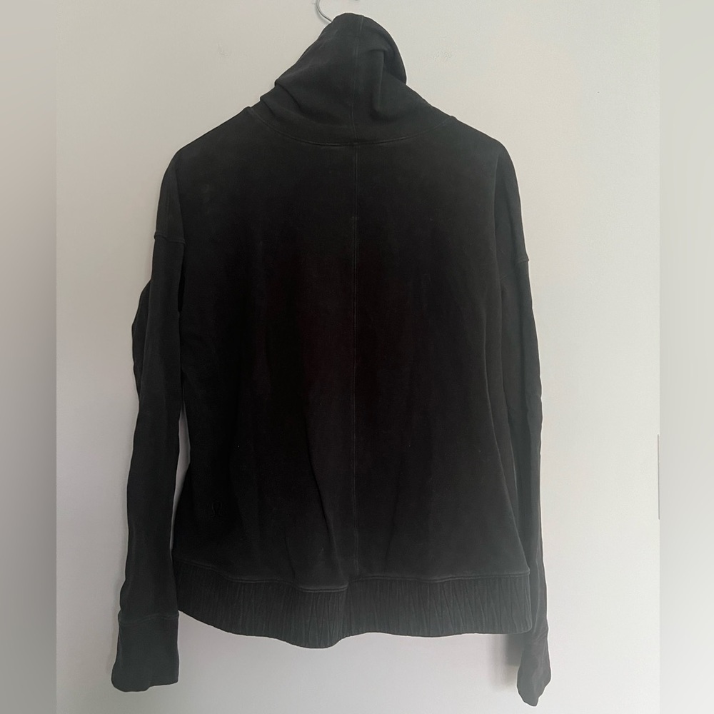 Lululemon Stress Less Pullover Black Size 8 - Picture 3 of 7